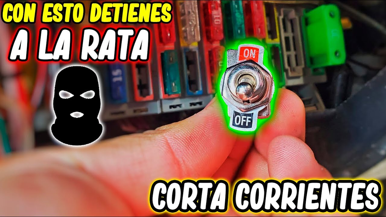🟢Cómo COLOCAR un CORTA CORRIENTES a TU AUTO 🚗‼SISTEMA de SEGURIDAD 🔐 para tu #carro🔥‼PROTEGE TU AUTO