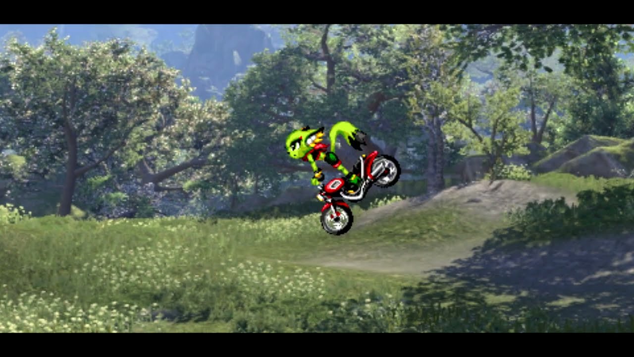 Carol Tea jako motocyklistka
