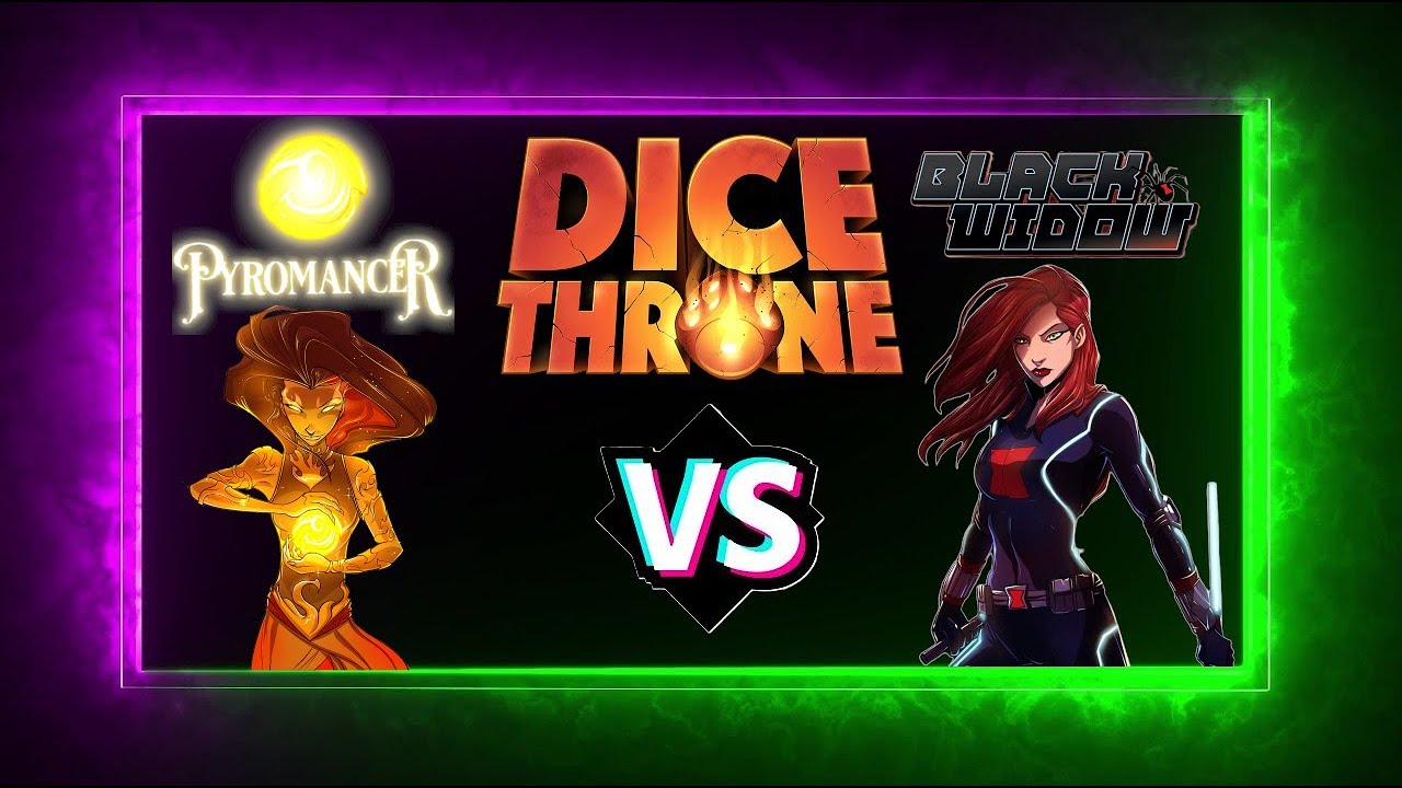 Dice Throne - Masters Tournament - Pyromancer vs Black Widow (Game 2)