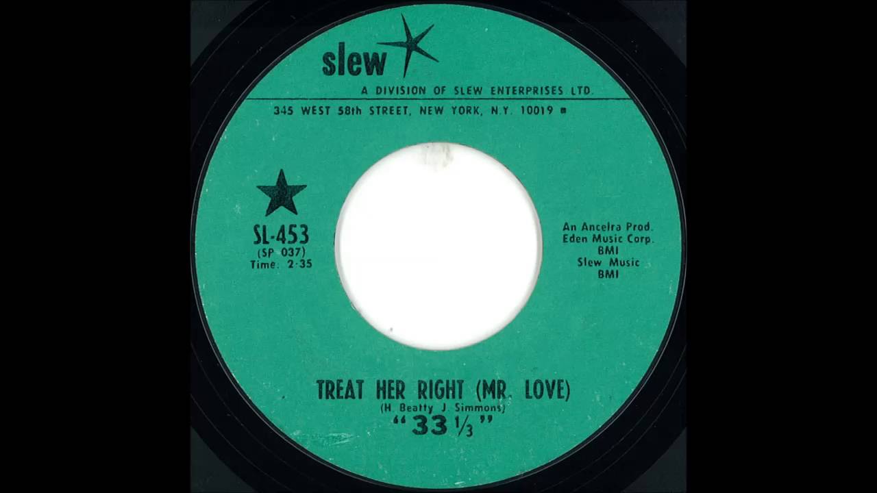RARE FUNK: 33.33333 - Treat Her Right (Mr. Love) Pt.1