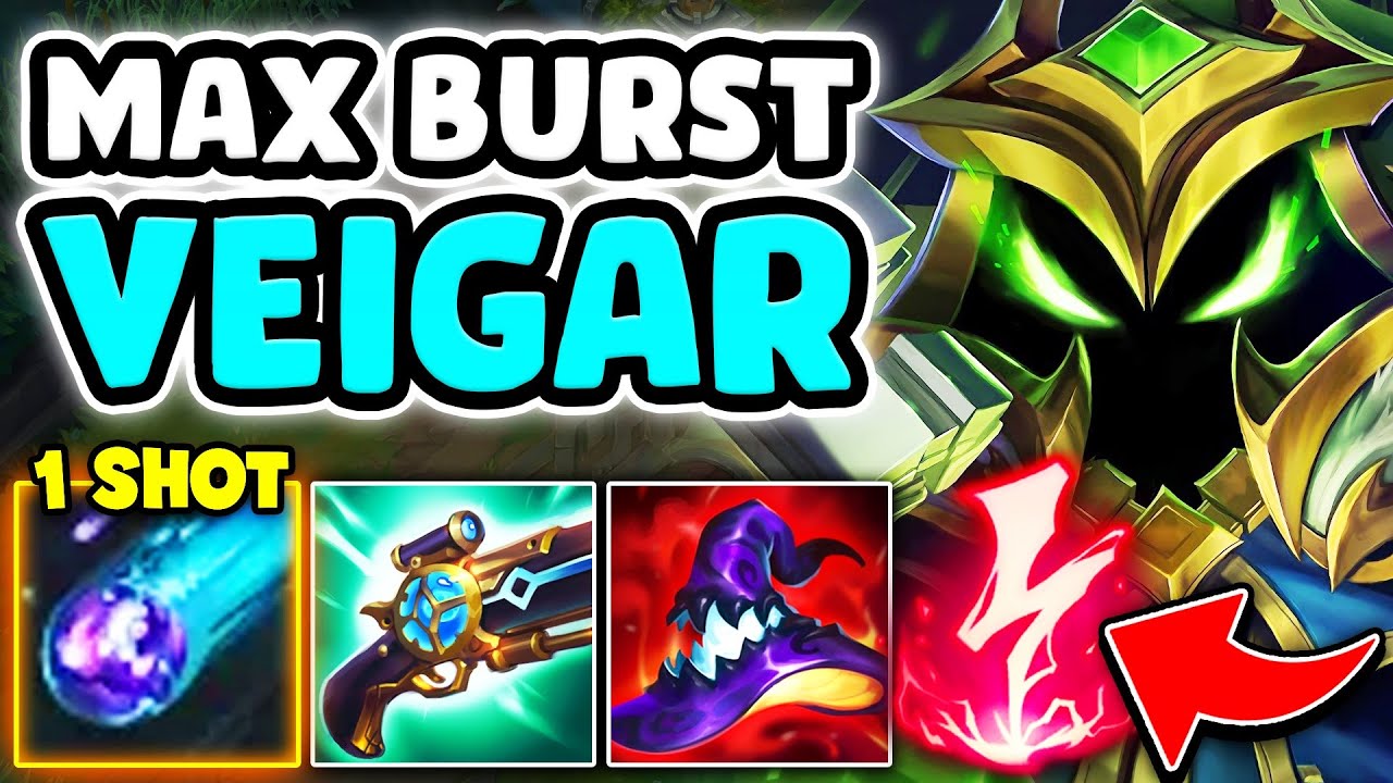 УЛЬТИМАЛЬНАЯ СБОРКА BURST VEIGAR! (ОДНО КОМБО = ВСЯ ВАША ШКАЛА ЗДОРОВЬЯ) - ЭПИЗОД 95