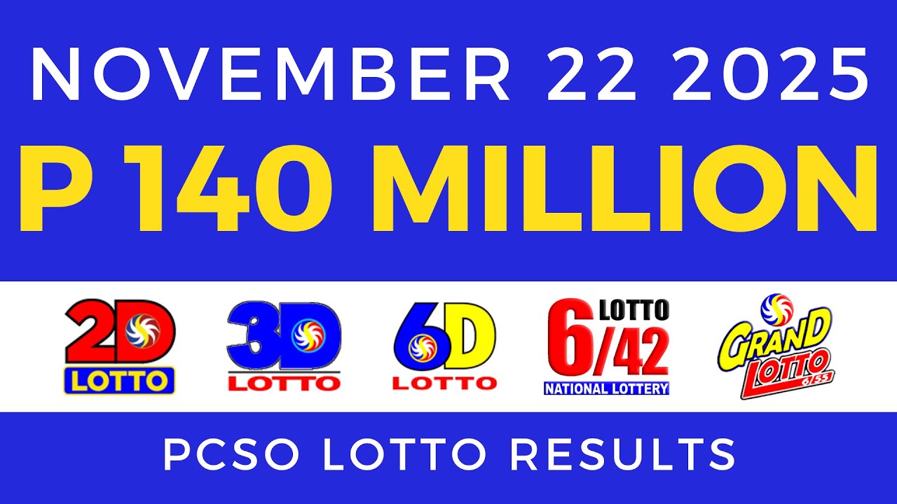 Lotto Result Today 9pm November 22 2025 PCSO