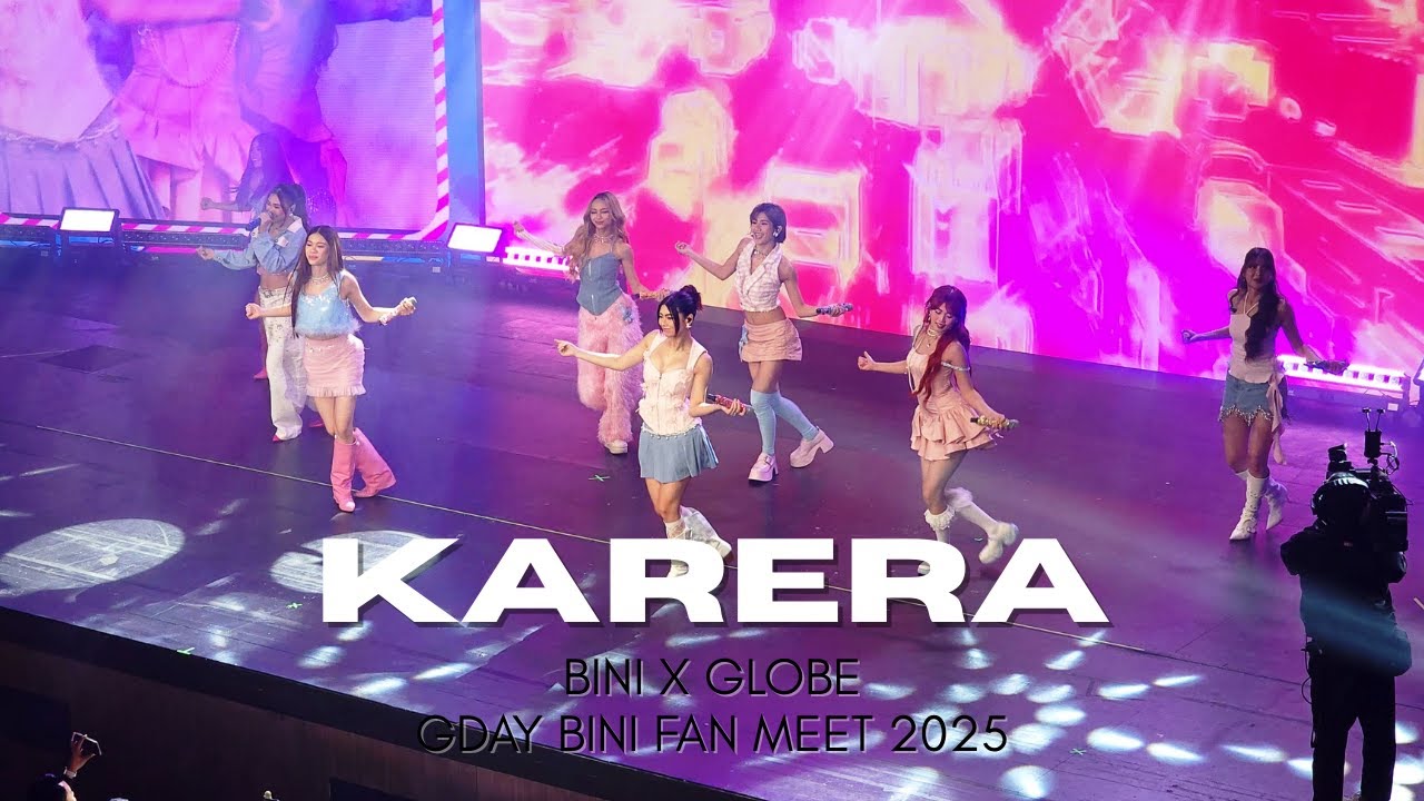 BINI - KARERA at Globe GDay BINI Fanmeet #bini