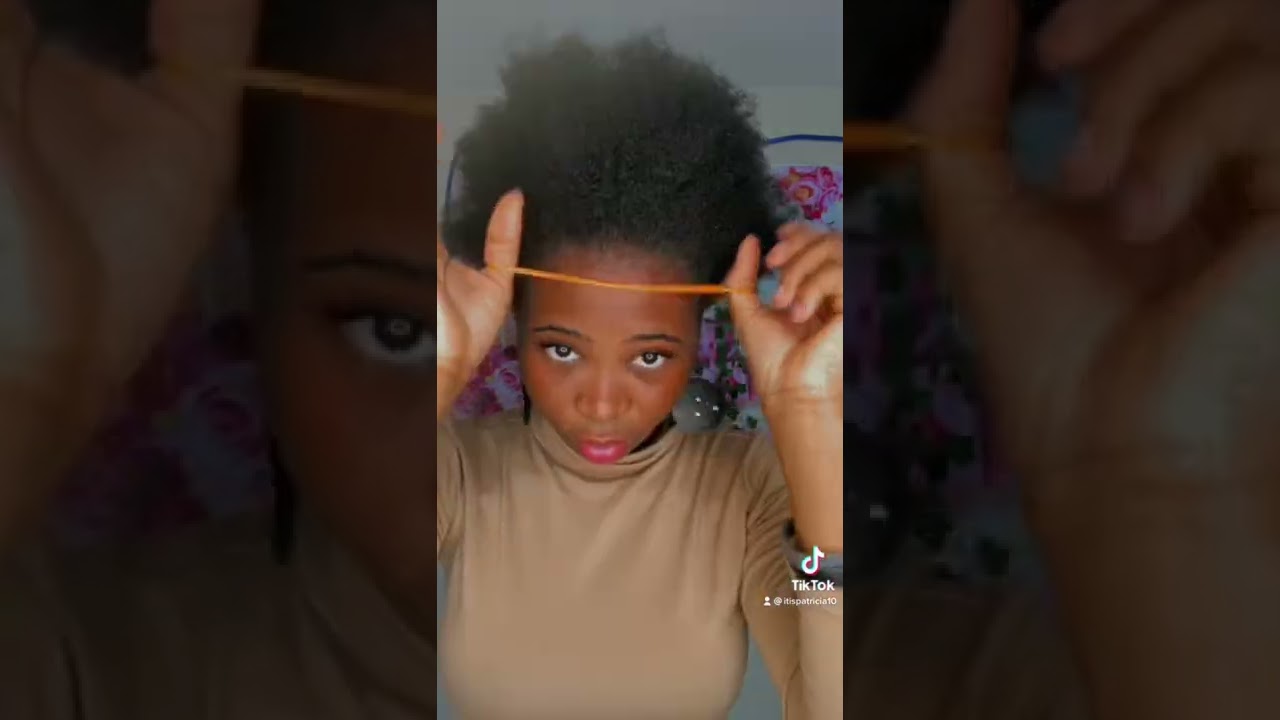It works 💯🔥 how to get a big puff hair with your natural hair #hair #puffhairstyle #naturehair