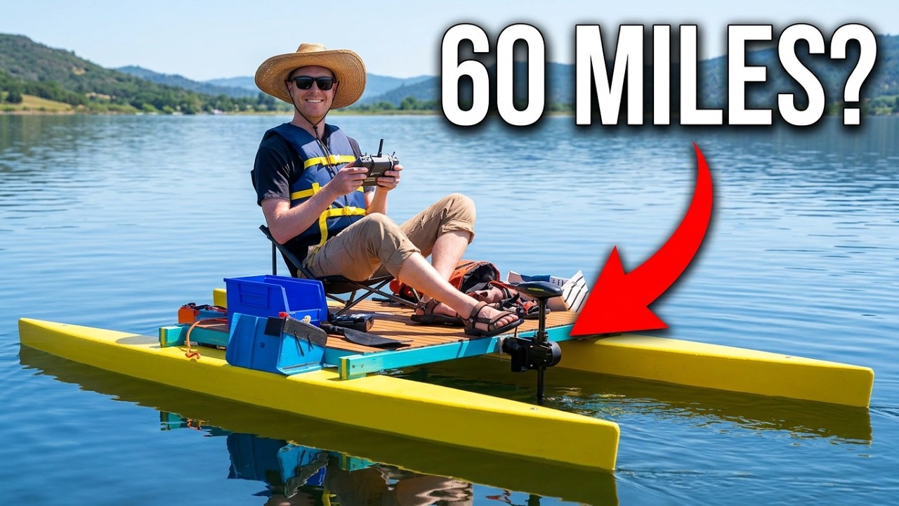 Range Testing my Electric Micro Catamaran