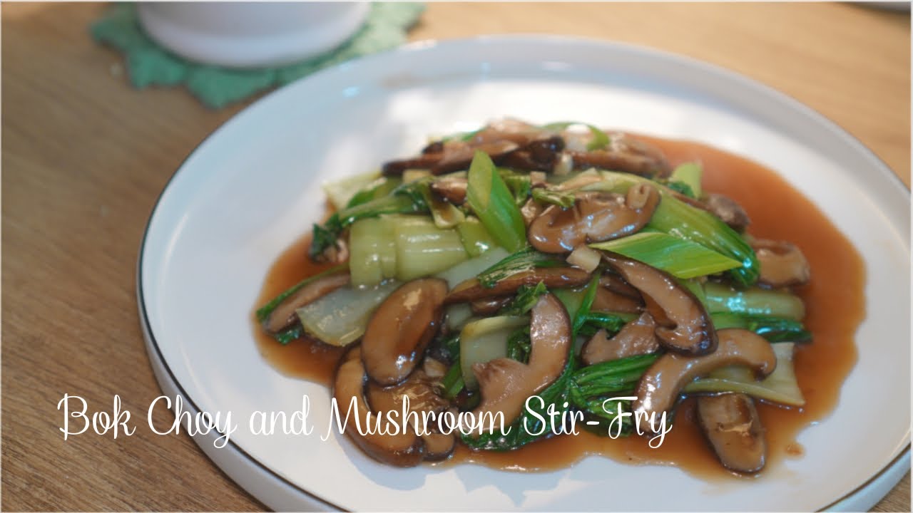 Bok Choy and Mushroom Stir-Fry
