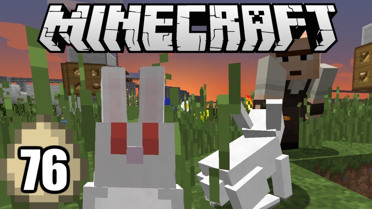 Minecraft Survival Indonesia - Kandang Kelinci Idaman! (76)