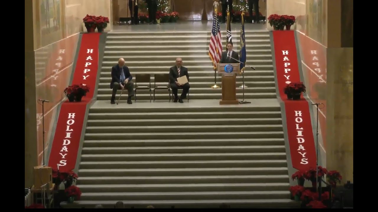President Rob Wagner Speaks at Capitol Tree Lighting