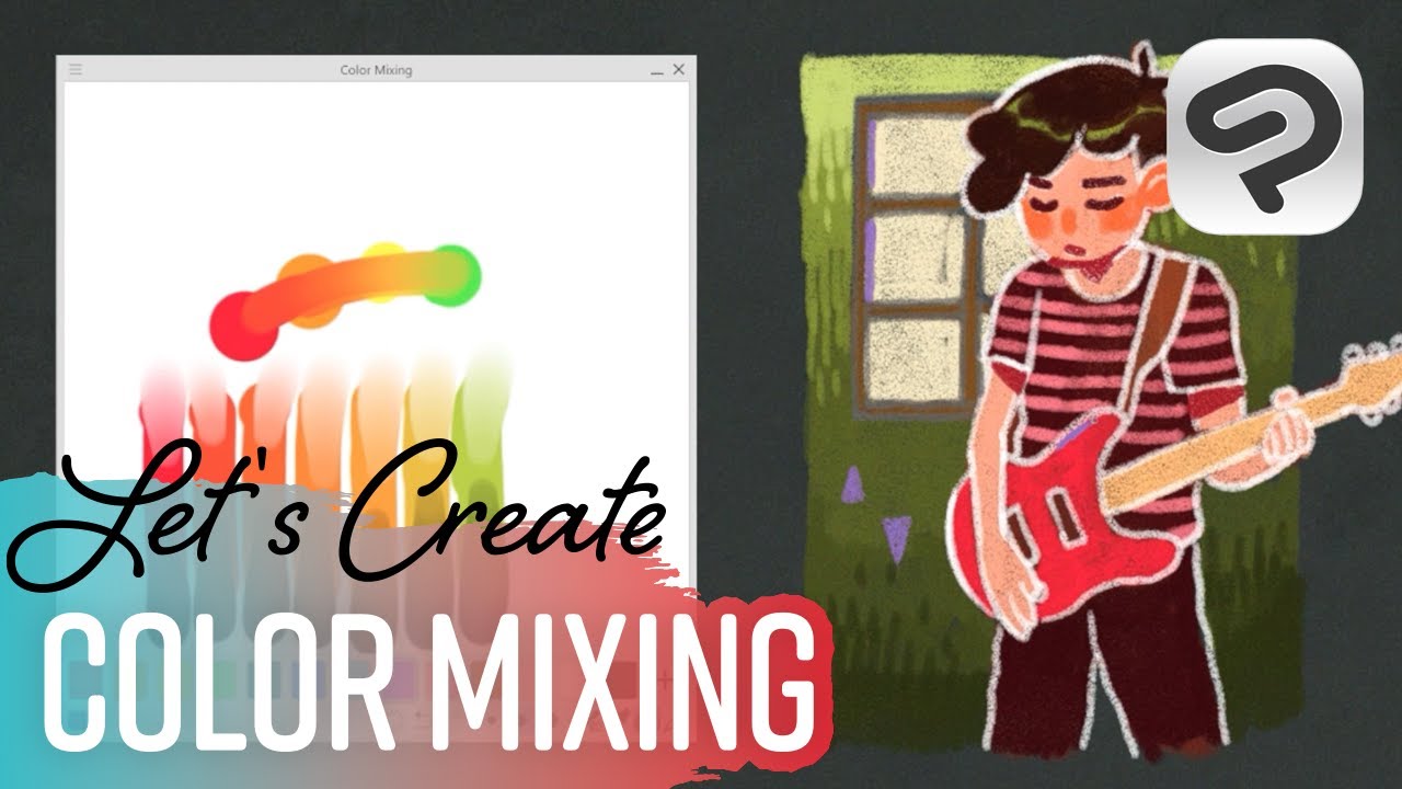 Mastering the color mixing palette in Clip Studio Paint | Simzart
