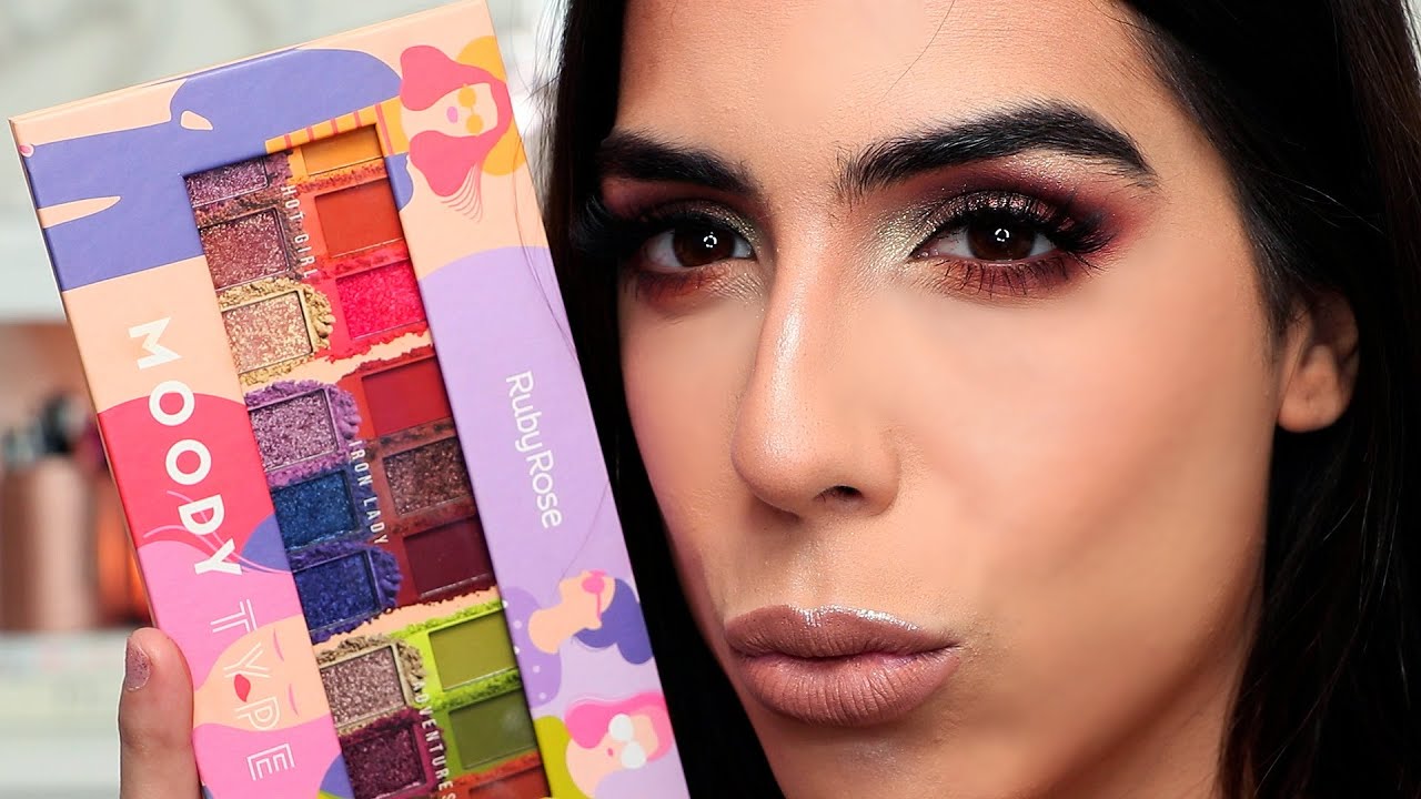 ACHEI A MELHOR PALETA DA 25... Resenha Moody Type Ruby Rose