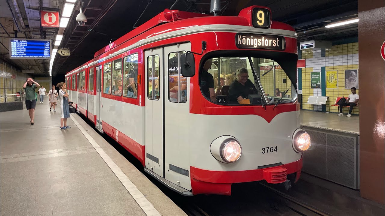 [Mitfahrt] DüWag GT8 A5, KVB Köln TW 3764