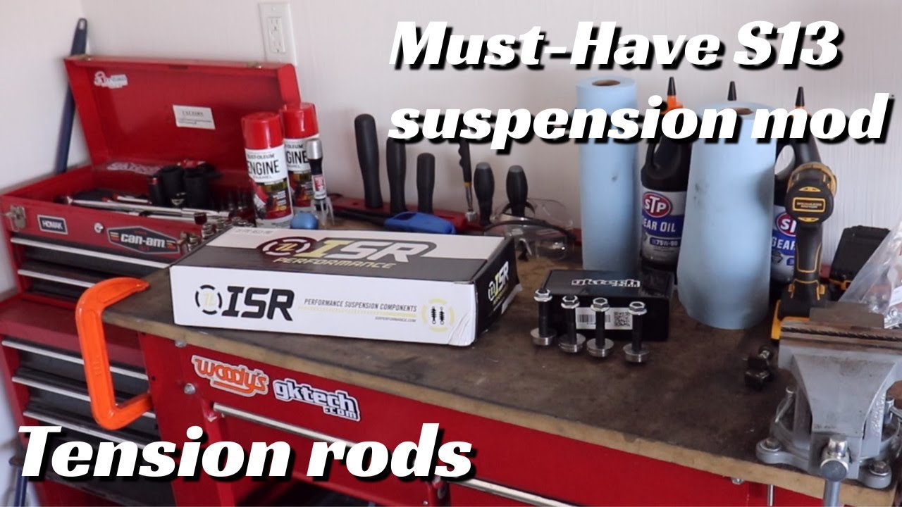 You NEED these if you drive your S-Chassis HARD | 240sx tension rods and lockout washers