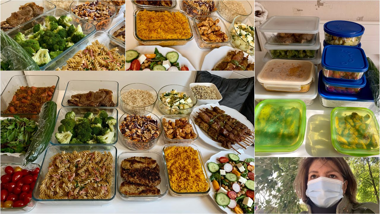 روتين الي يخليني مرتاحة اسبوع كامل👌🏻أفكار للمرأة العاملة وكيف حضرت وجبات صحية للاسبوع