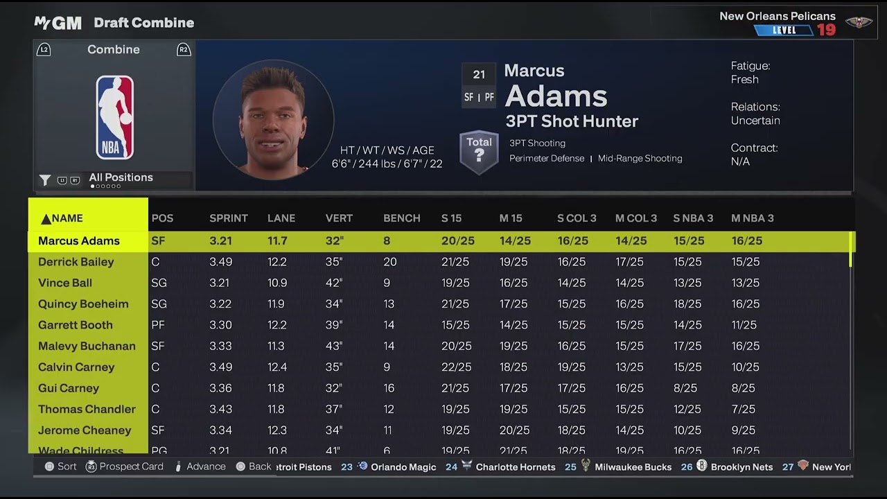 NBA 2K26 pelicans rebuild year 6 Offseason