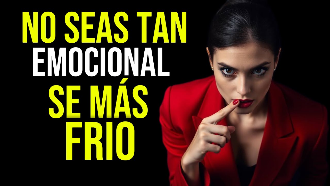 No seas tan SENTIMENTAL, aprende a  CONTROLARTE o perderás VALOR IESTOICISMO