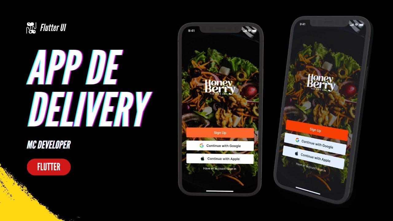 👉 Tutorial Flutter en español | App de delivery de comida desde cero