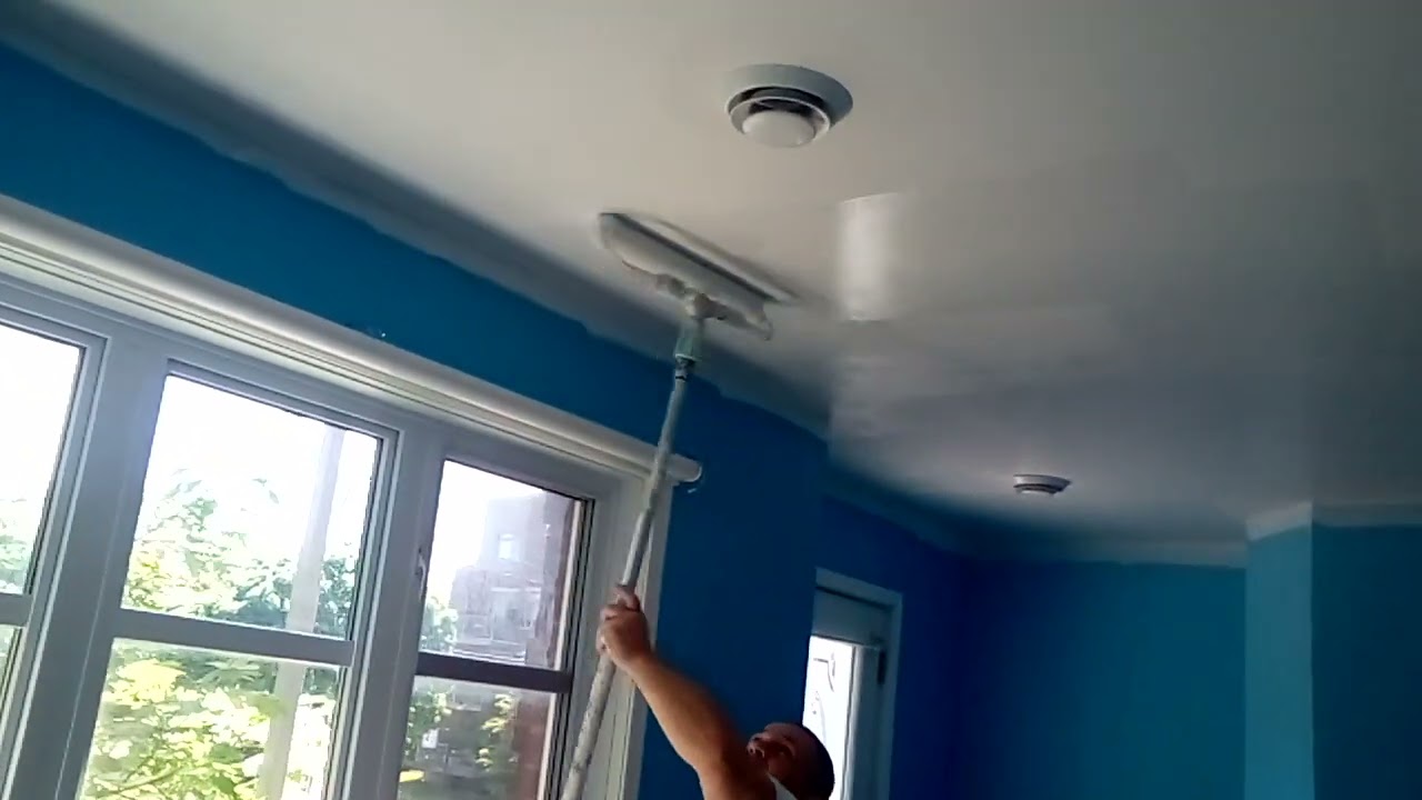 rouleau 18 pouce plafond terminé en 3 minute