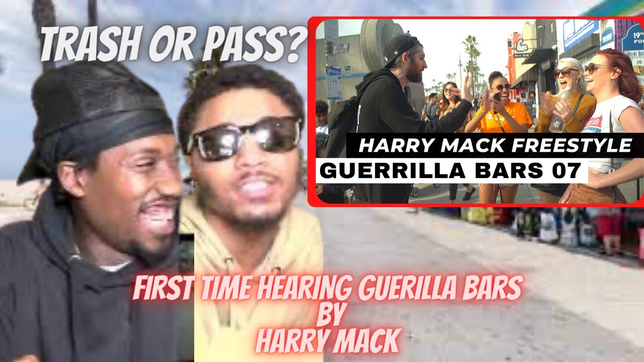 FIRST TIME WATCHING HARRY MACK Guerrilla Bars Ep.7 Freestyle Rap Based on Random Word Suggestion