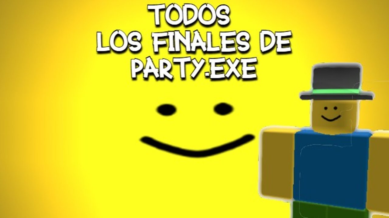 Todos los finales de Party.exe - Roblox