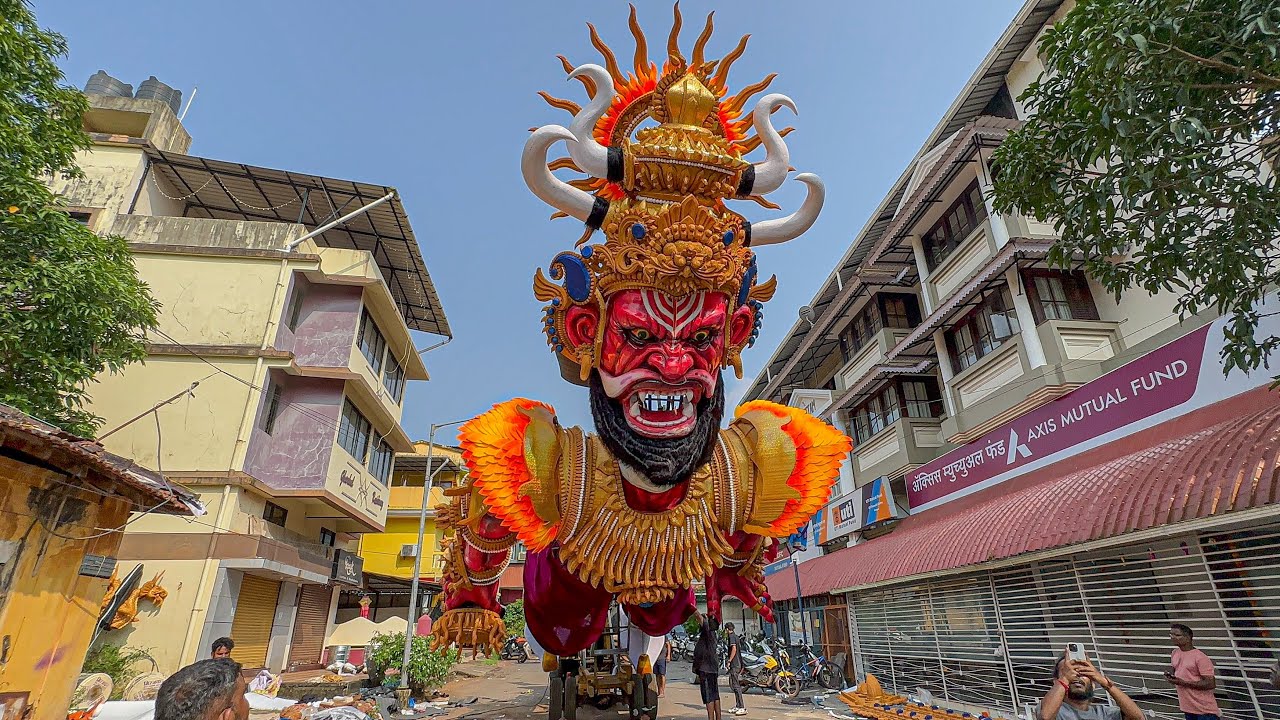 Narkasur In Goa 2025 | Goa Narkasur Making 2025 | Shri Krishna Haushi Mandal Narkasur In Goa 2025