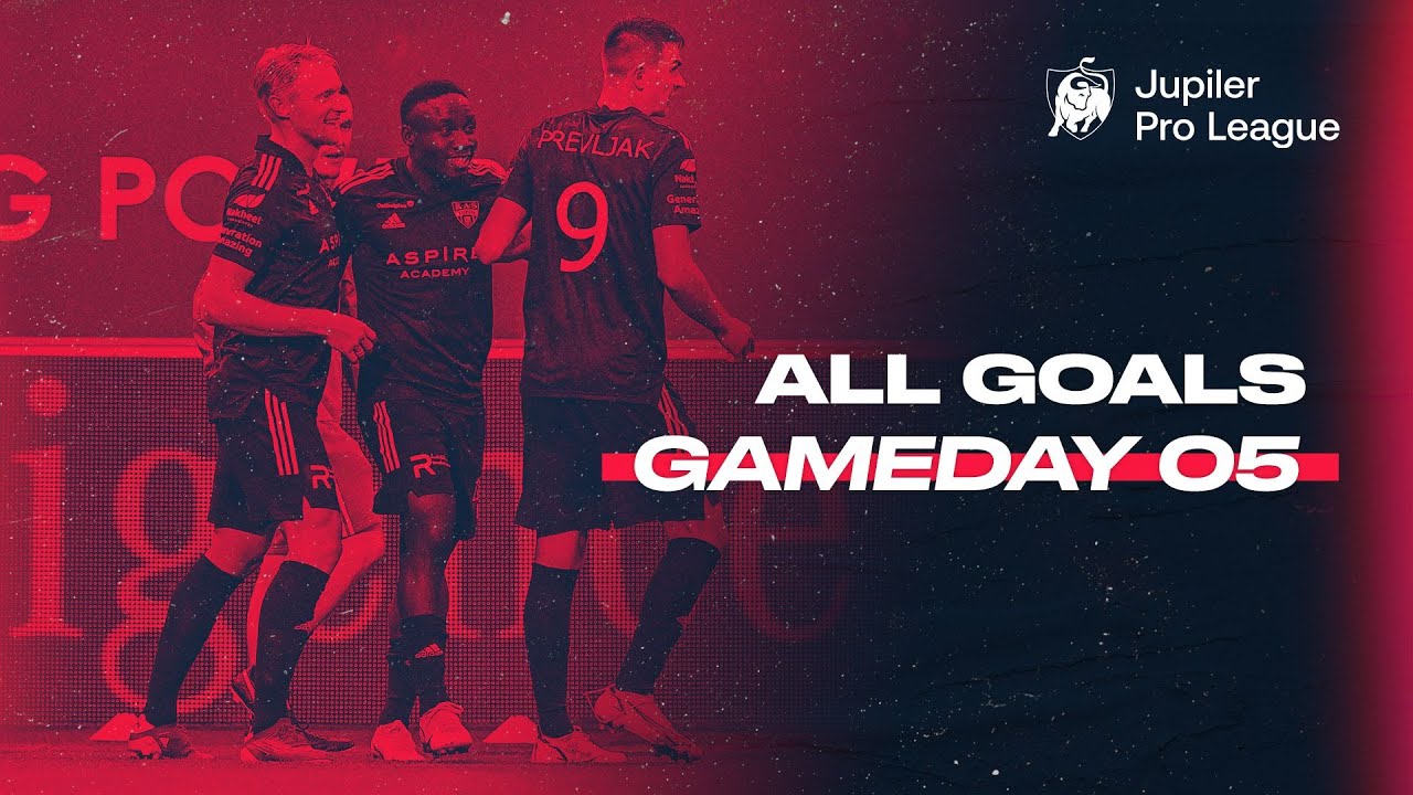 Jupiler Pro League | Alle doelpunten speeldag 5