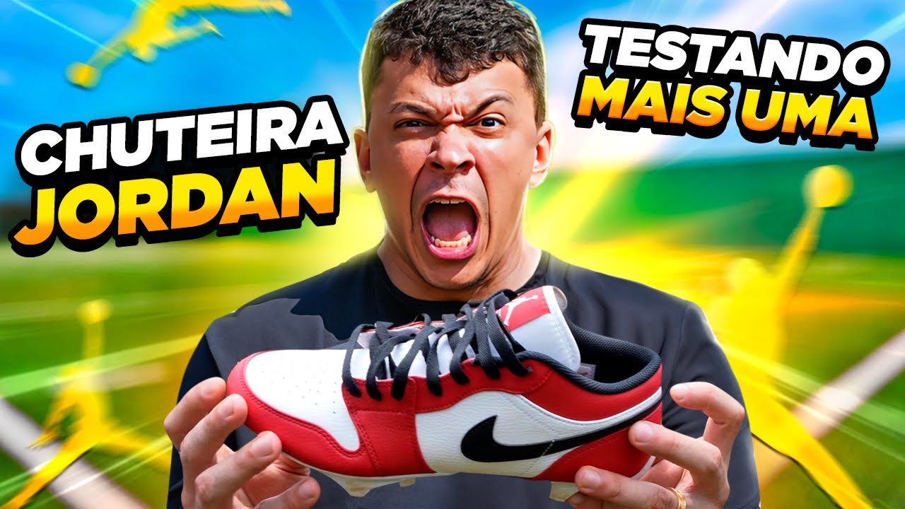 TESTAMOS UMA NOVA CHUTEIRA JORDAN!! *ser&aacute; que vale a pena?* 🤔