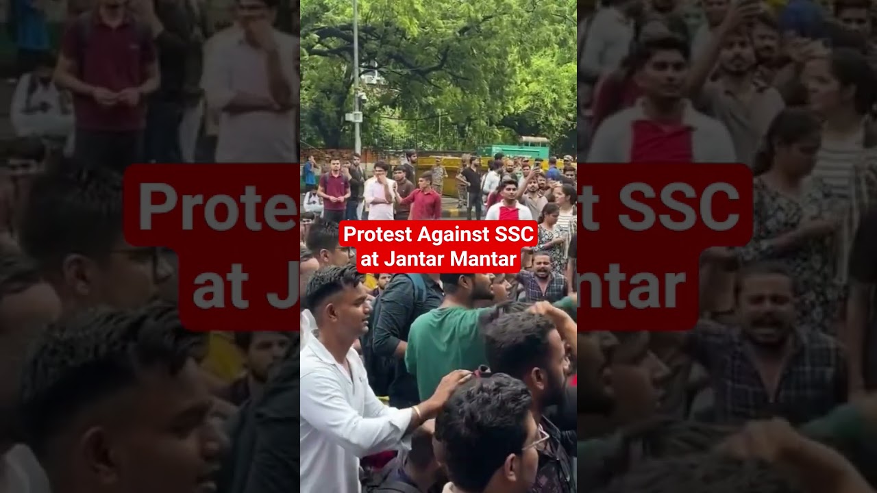 SSC students Protest #ssccgl #sscprotest #sscchsl #sscexams #sscgd #sscmts