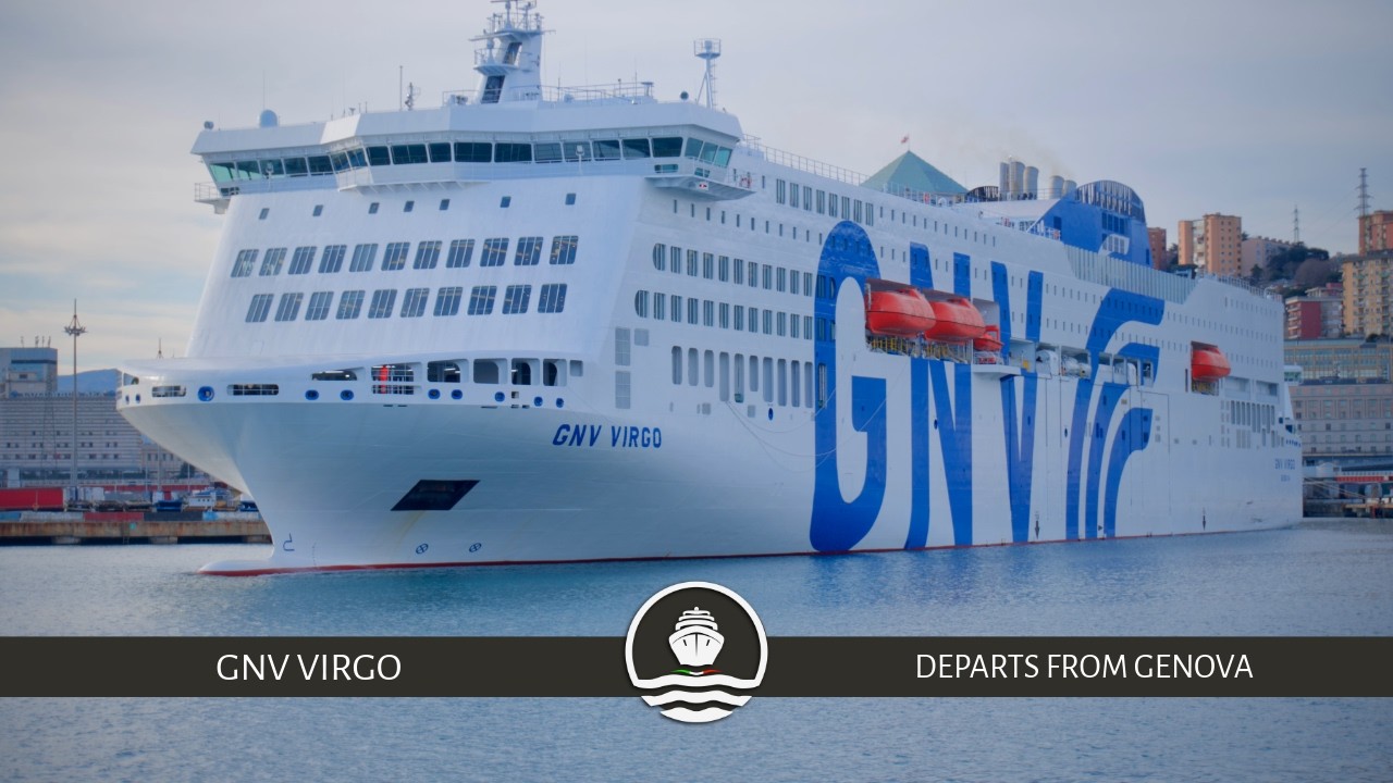 GNV VIRGO | Departs from Genova