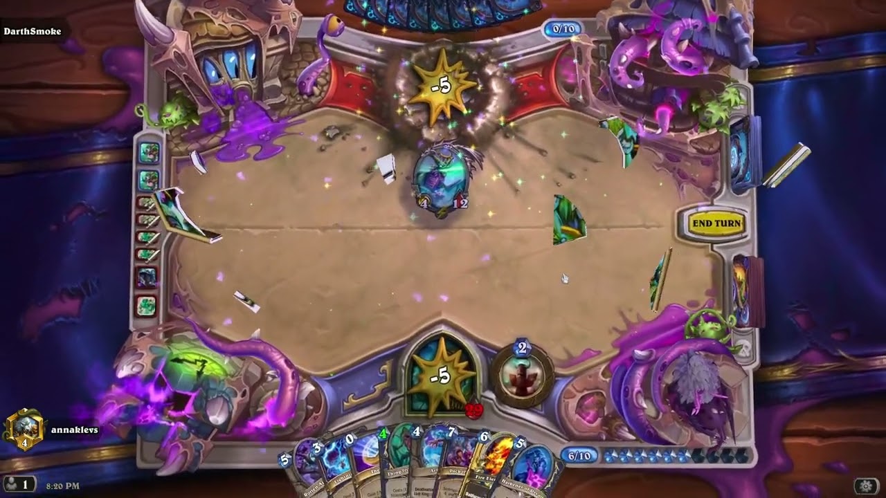 Hearthstone Shaman wins with ysera awakens times two