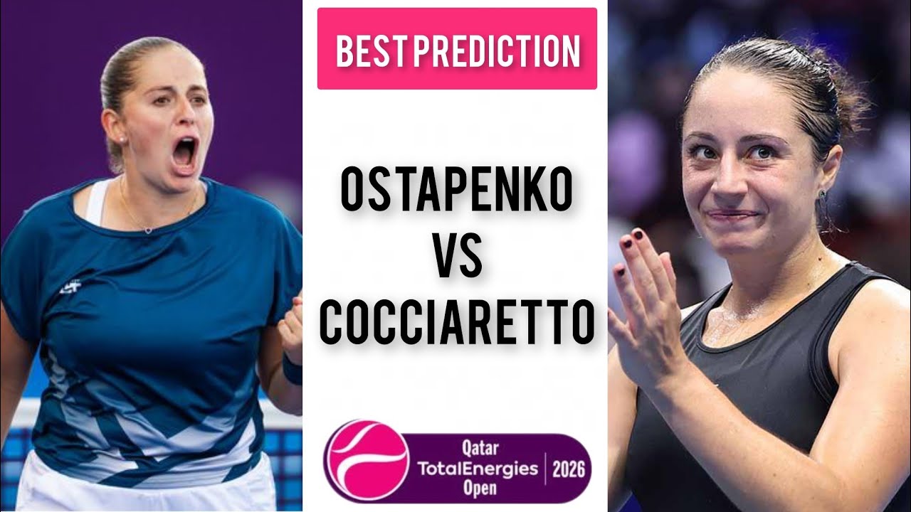 Jelena Ostapenko vs Elisabetta Cocciaretto | Qatar Open 2026 | Tennis Prediction