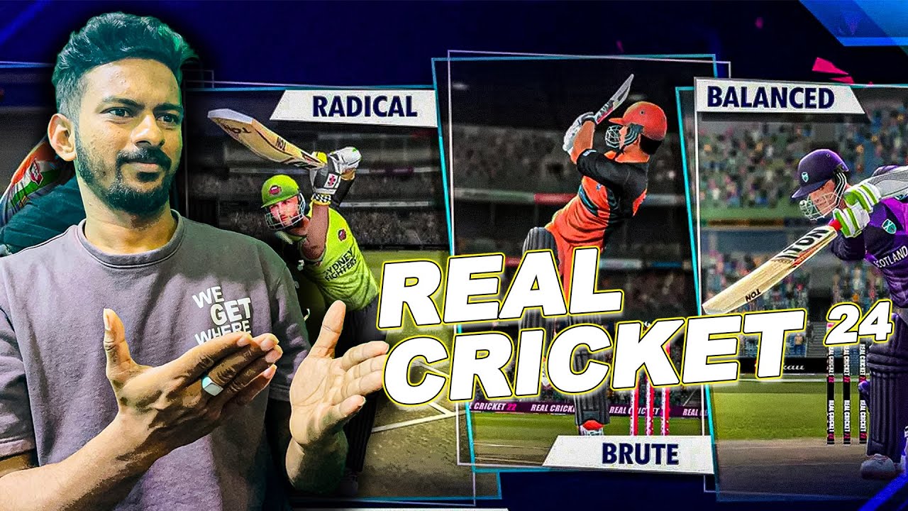 Mobile ක්‍රිකට් Game එක - Real Cricket 24 Sinhala Gameplay