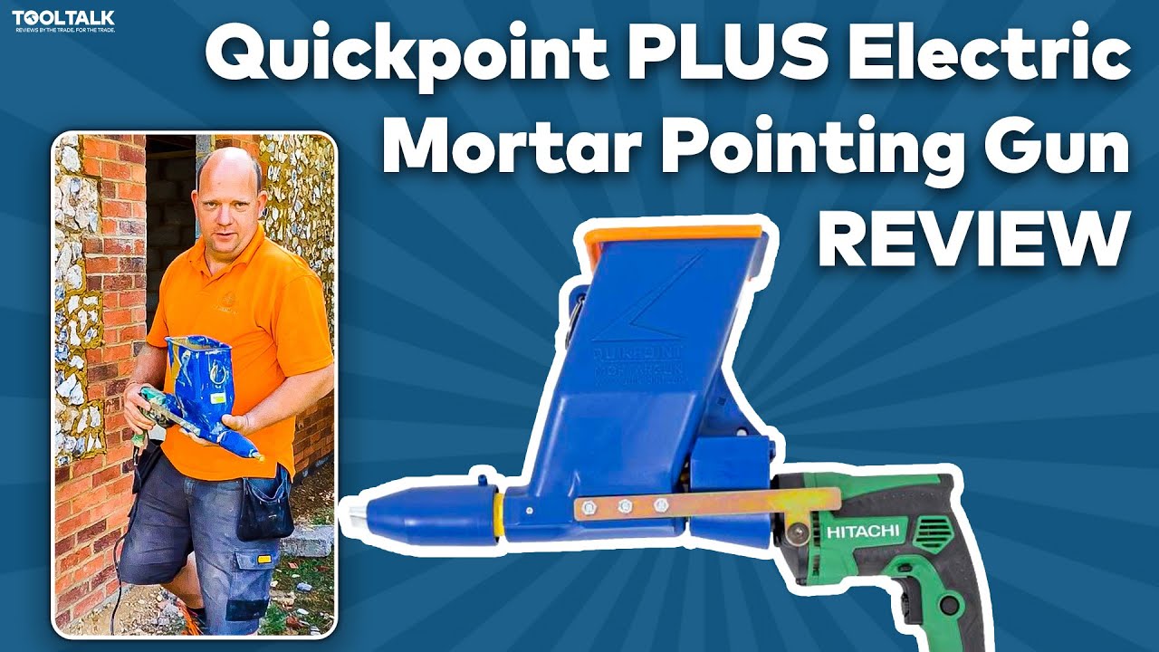 Quickpoint PLUS Electric Mortar Pointing / Repointing Gun Review By J E Builders Ltd
