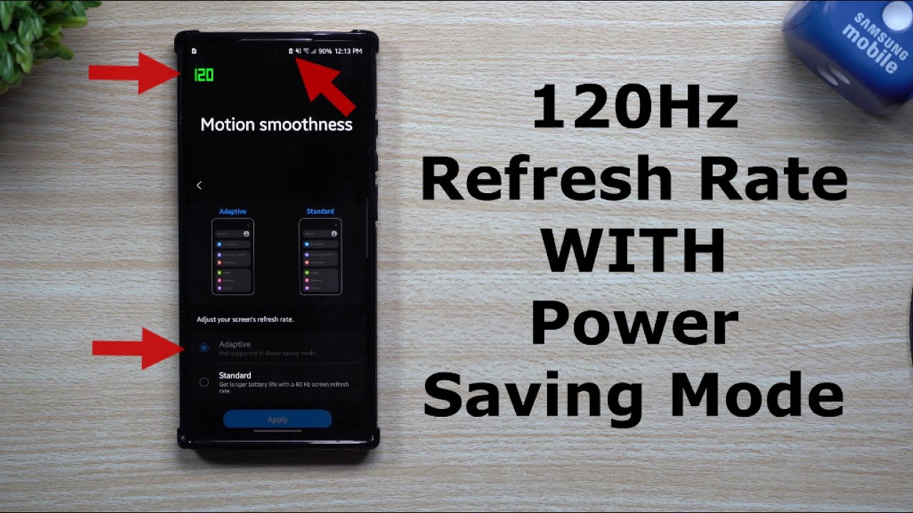 120hz Refresh Rate With Power Saving Mode HACK!