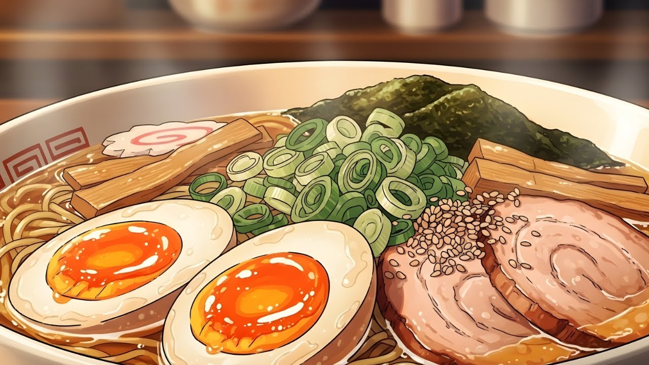 4K Anime Food Aesthetic | Studio Ghibli Inspired Culinary Art | Silent Frame TV