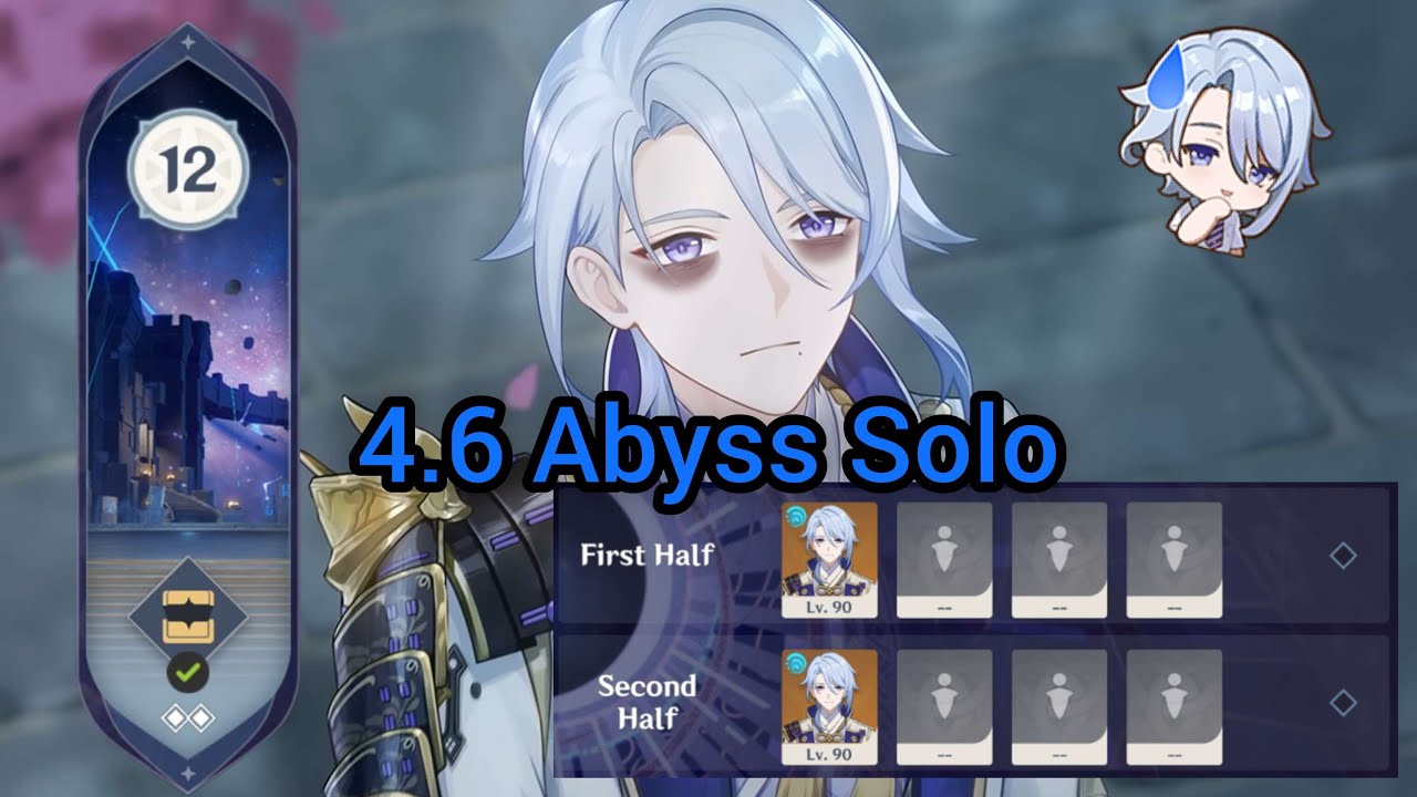 C6 Ayato Solo | 4.6 Spiral Abyss Floor 12 Both Sides (9⭐Clear)
