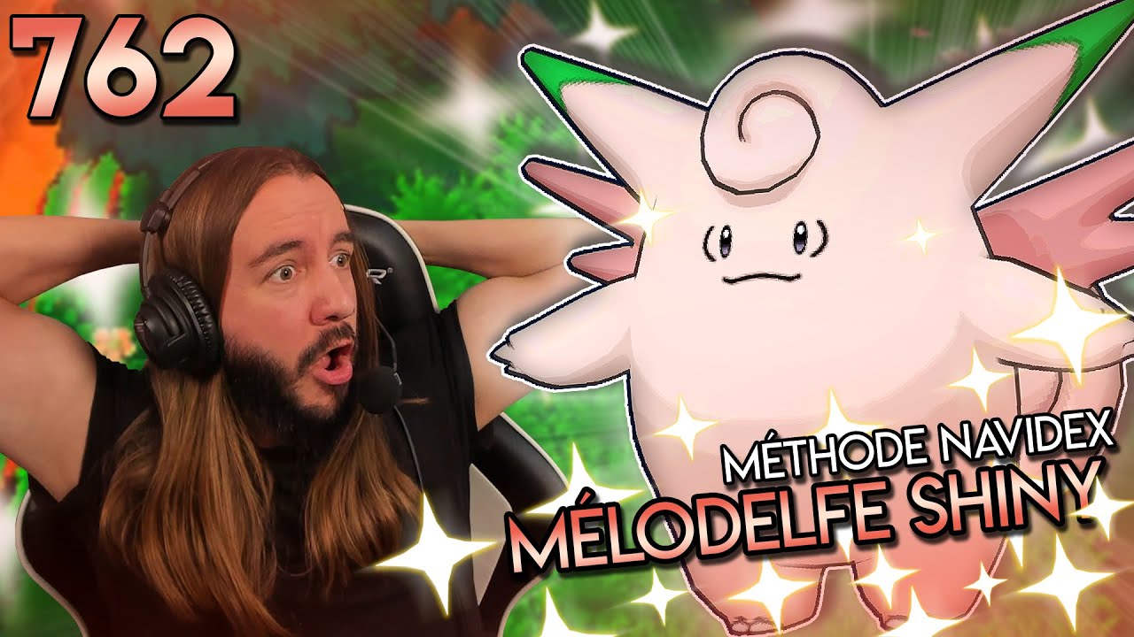 LE NAVIDEX, CA MARCHE TRES FORT | MELODELFE SHINY (CLEFABLE) | LIVE REACTION | Pokemon ROSA