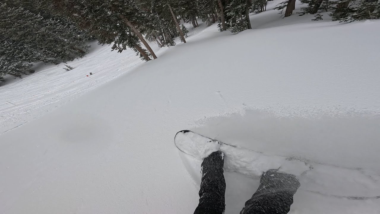 Snowboarding at Solitude