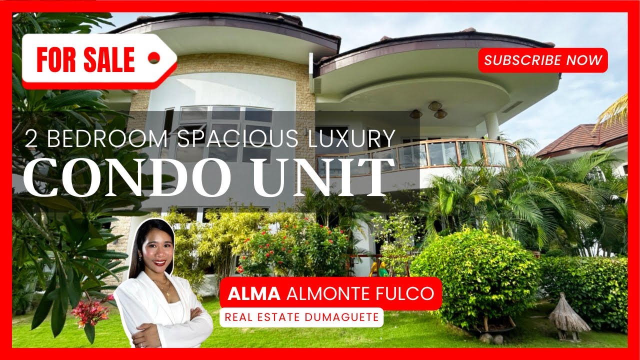 2BR Luxury Beach Condo Unit For Sale | Vida Homes Condo Resort Dauin, Philippines | P17.9 Million