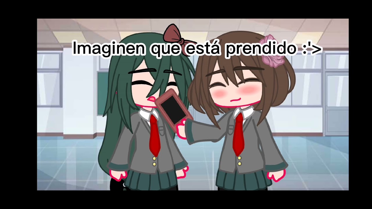 Y pues haci nació el Toga × Uraraka u.u ( en mi AU u.u )