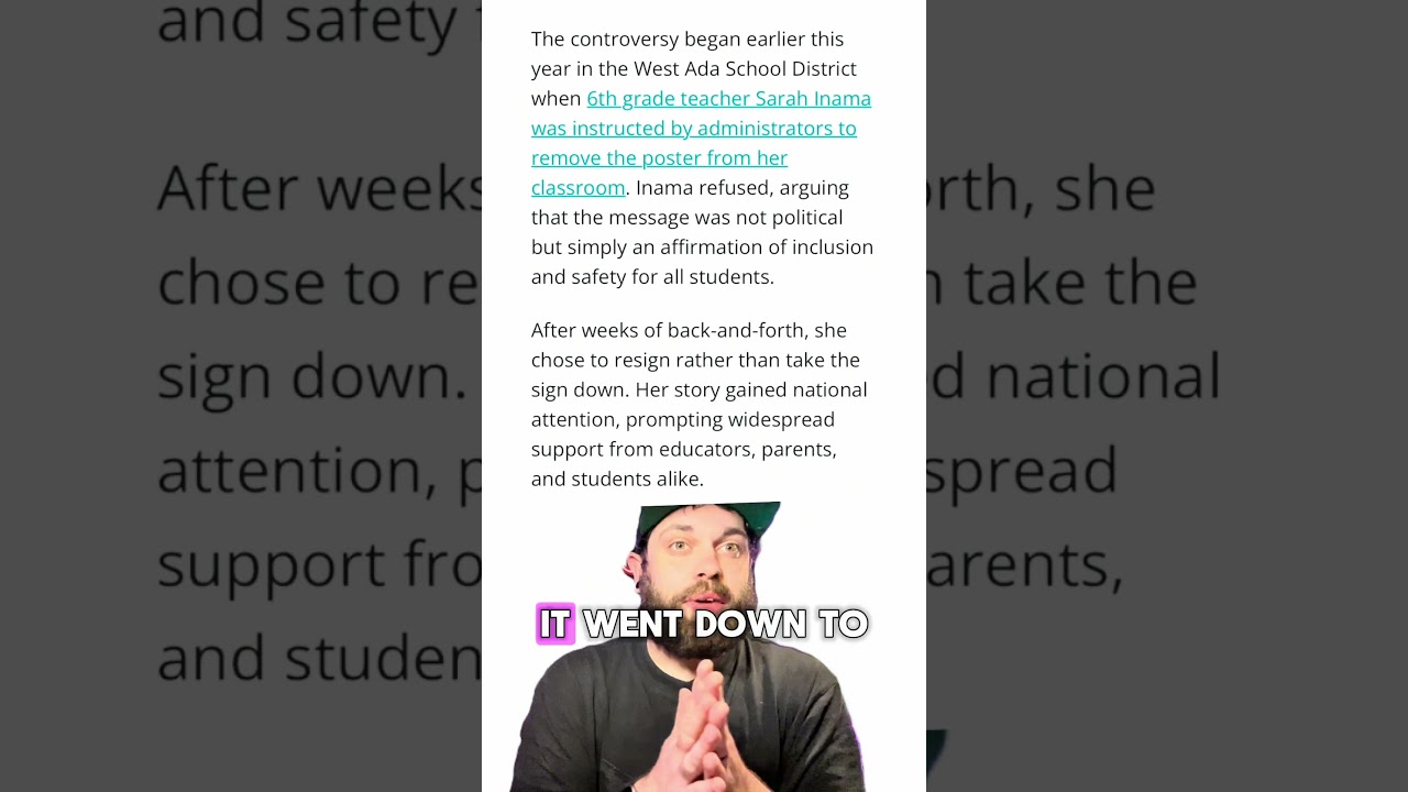 &ldquo;Everyone is welcome here&rdquo; gets banned in schools #education #inclusionmatters