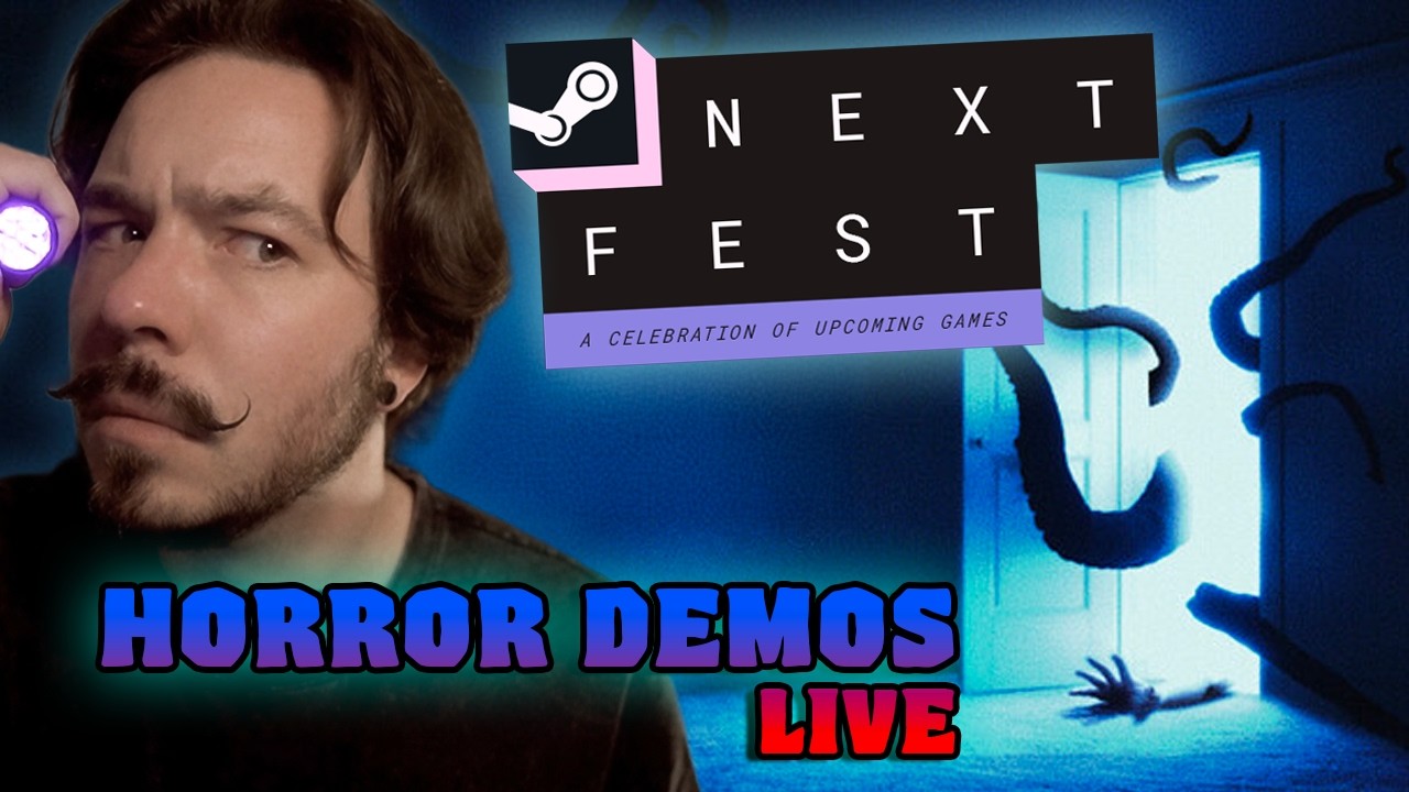 Steam Next Fest HORROR GAME DEMOS | LIVE