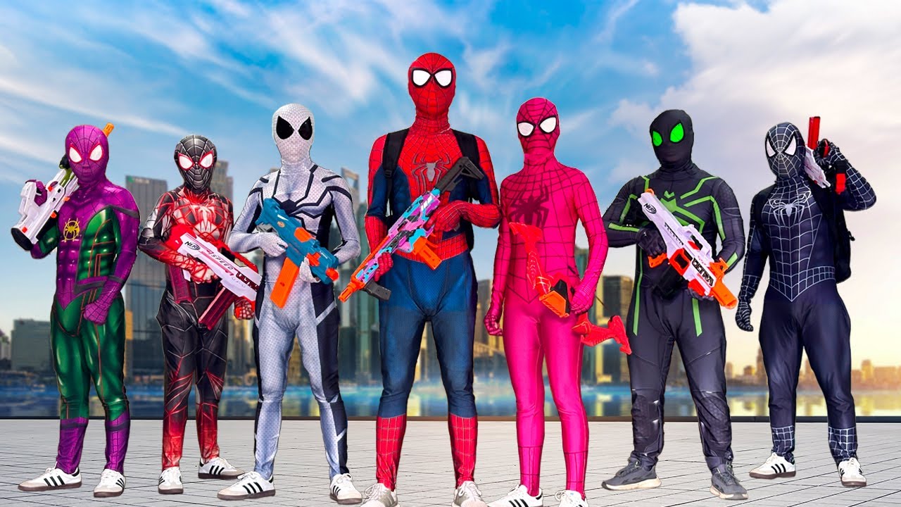 PRO 8 SPIDER-MAN vs NEW BAD GUY TEAM || Mansion Battle 2 ( Action Movie ) By Life Hero