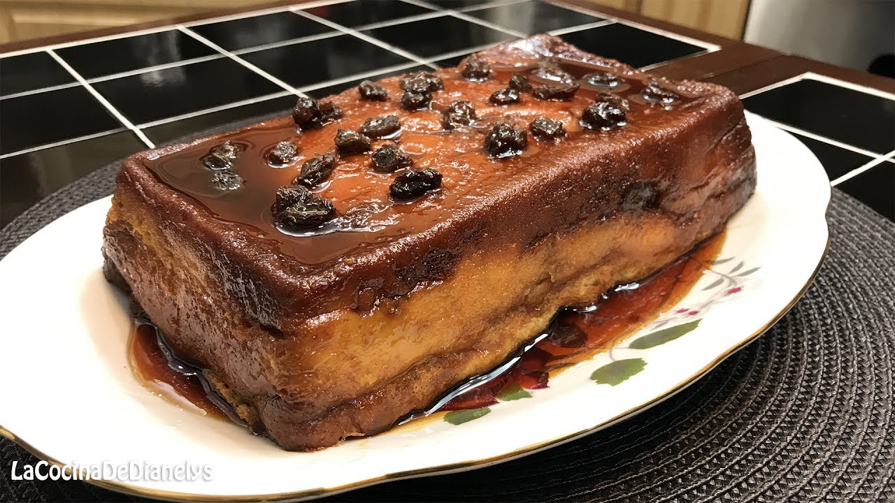 Pudín De Pan y Queso 🧀 Receta Cubana En Horno Rica Y Fácil De Hacer