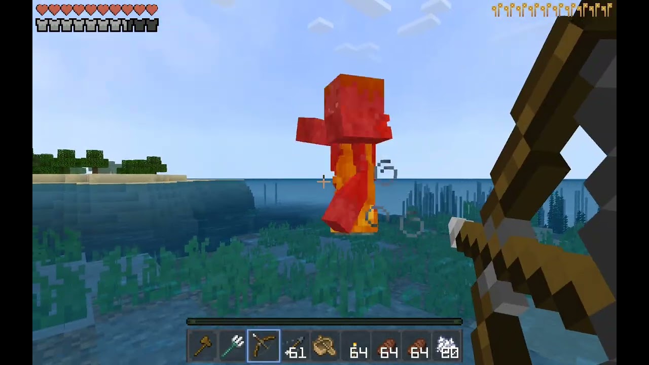 Minecrafta su adasında bir gün geçirmek nasıl bir şey ?