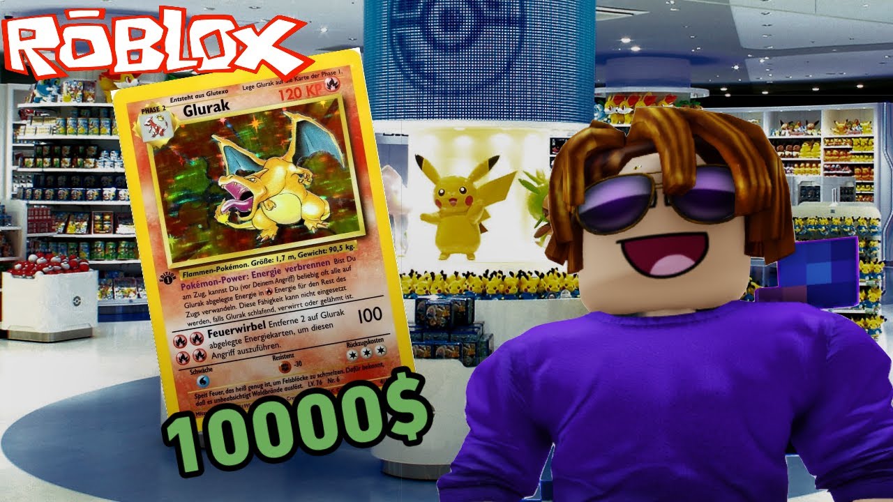 Ich ziehe einen krassen GLURAK in meinen Karten Shop! (roblox)