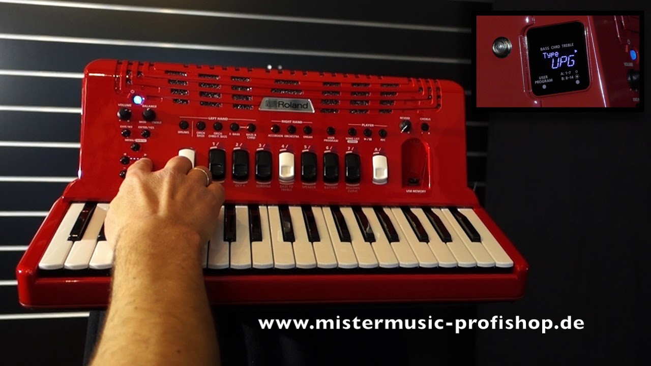 Roland FR 4X Abspeichern von Userbänken