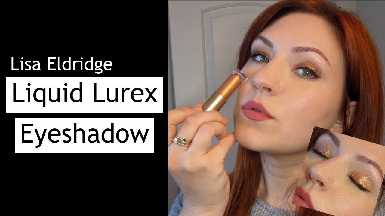 Lisa Eldridge Liquid Lurex Eyeshadow Review & demo