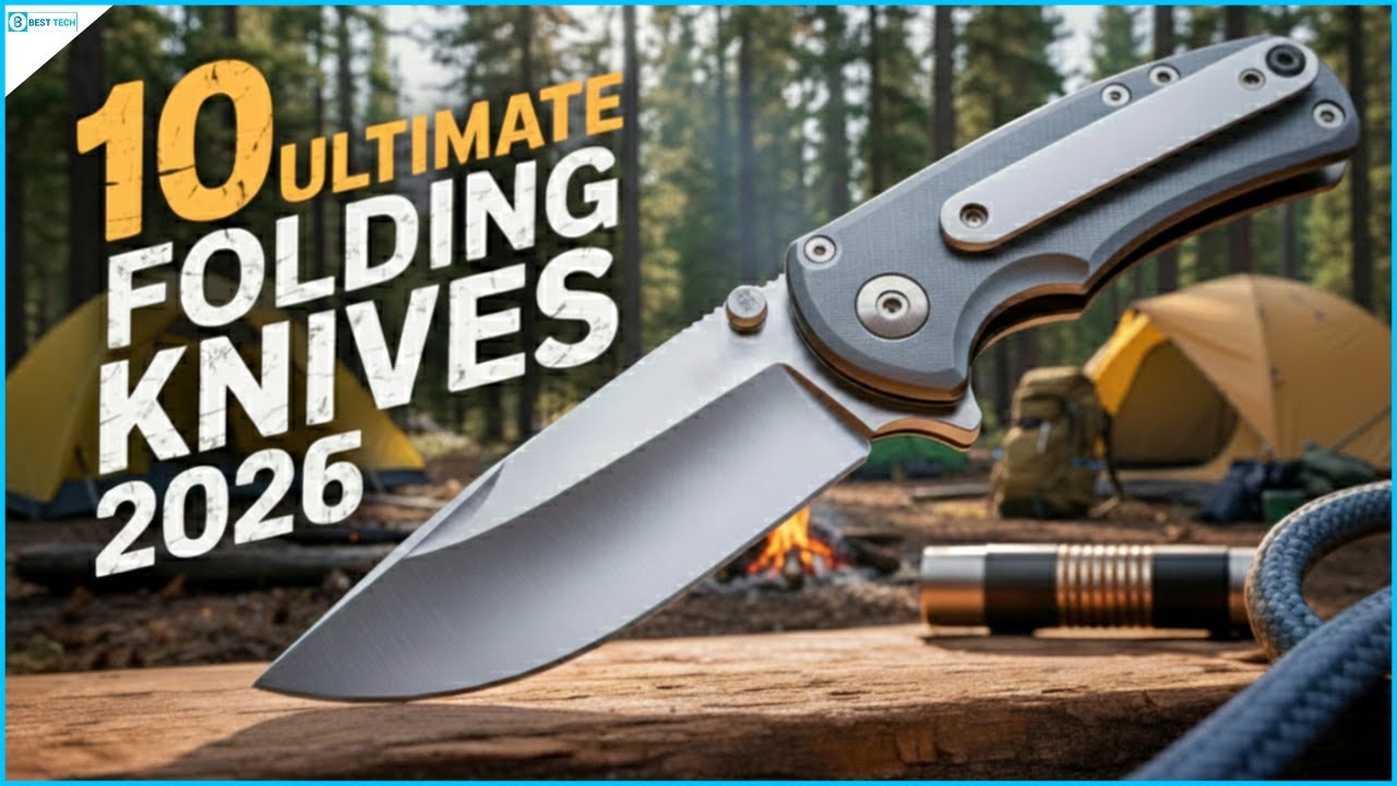 Top 10 Survival Folders :  Don't Carry a Knife Until You See These! 💀