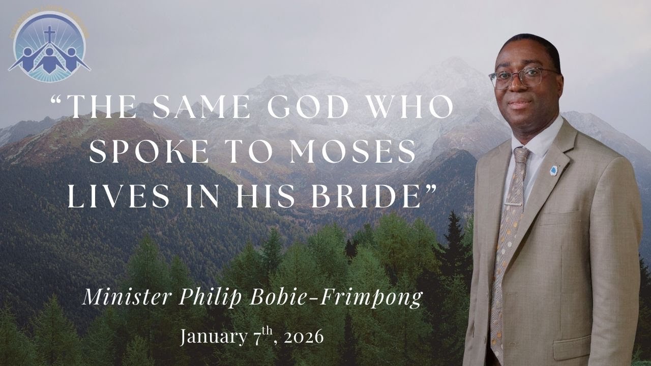 The Same God Who Spoke To Moses Lives In His Bride - Minister Philip Bobie-Frimpong