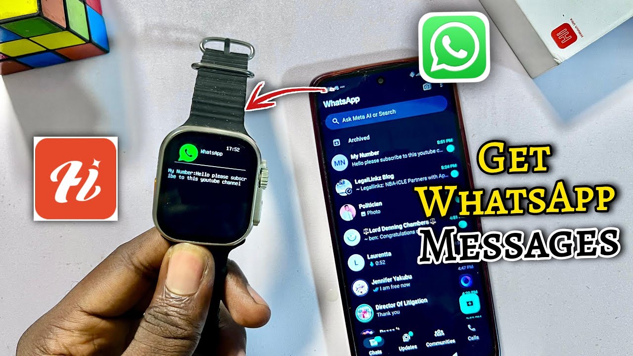 HiWatch Ultra Smartwatch: How to Get WhatsApp - Activate WhatsApp Messages